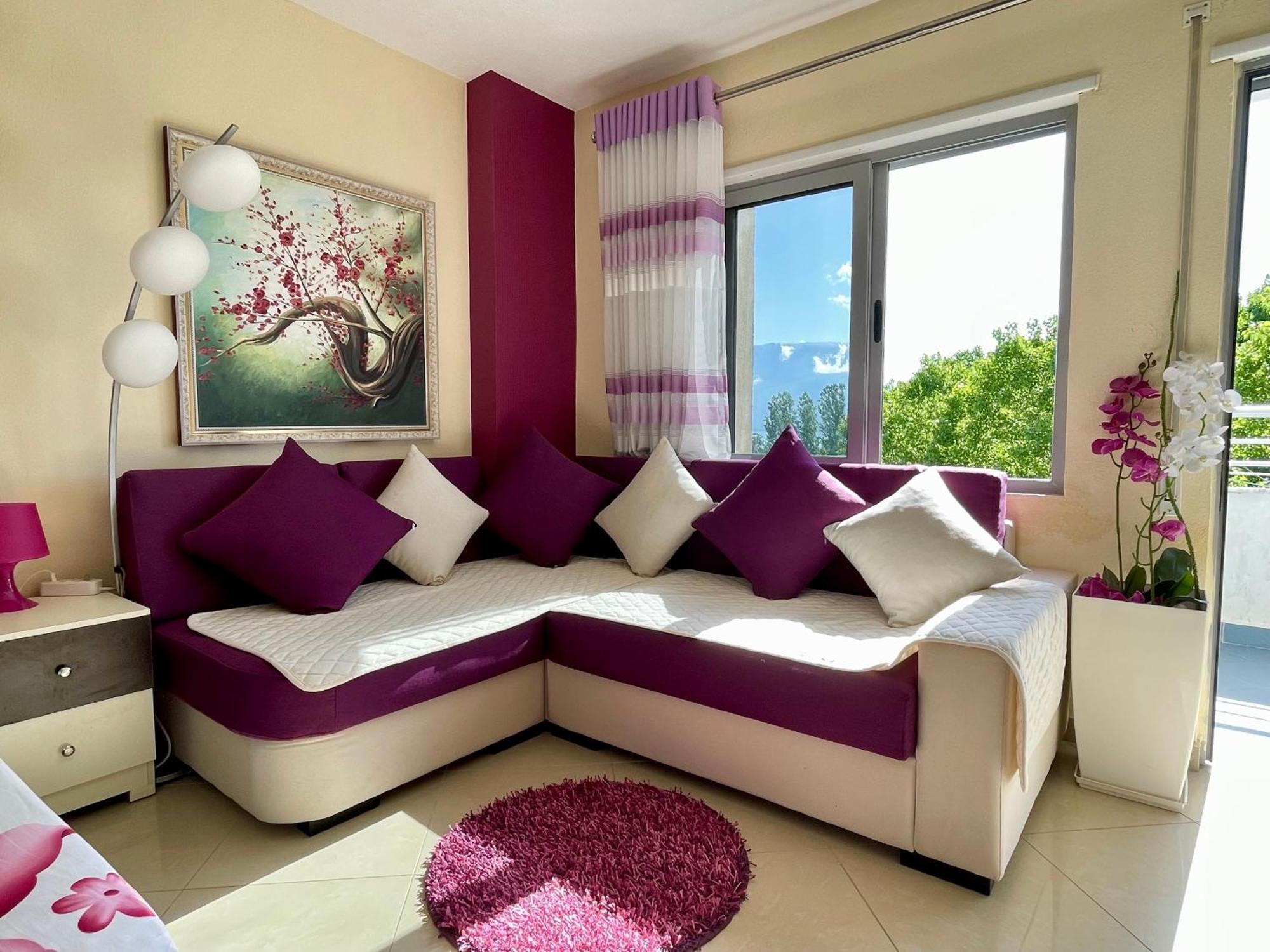 Lake View Pogradec Bagian luar foto